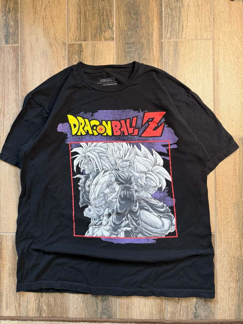 Dragon Ball Z T-Shirt Size 2XL Black Graphic Tee Anime